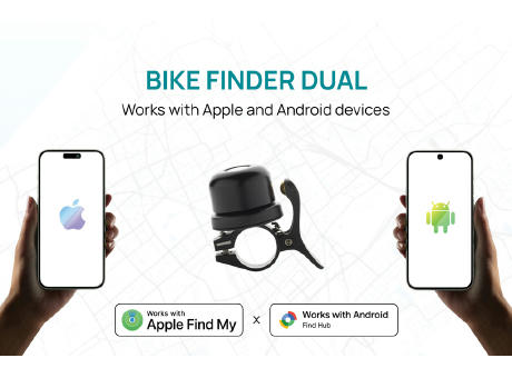 Bikefinder Dual Fahrradklingel mit weltweiter Ortung