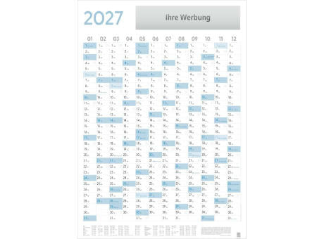 Plakatkalender Hochformat