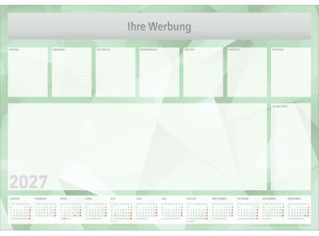 Schreibunterlage mit Hintergrundmotiv 50 Blatt 4-fbg.