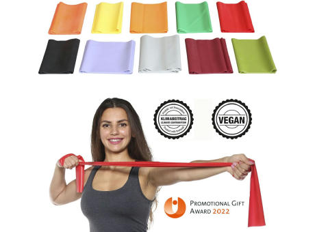 Fitnessband - komplett kundenspezifisch - vegan & aus Naturlatex - ab 5.000 St.