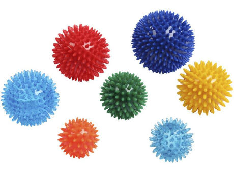 Igelball / Massageball, neutral (100mm, Blau)