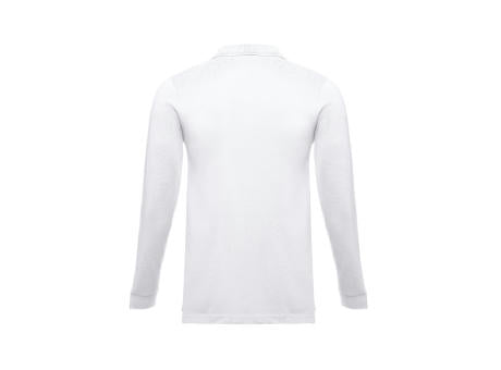 THC BERN WH II. Langarm-Poloshirt aus Baumwolle für Herren