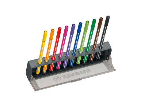 STABILO Pen 68 Click Set für 10 Fasermaler
