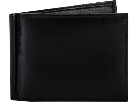 Kompaktes RFID Leder-Etui mit Geldscheinklammer und Kartenfächern