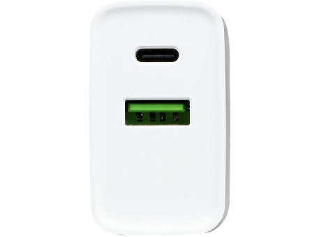 Ladegerät mit 20W Power Delivery und Quick Charge für USB-A und USB-C