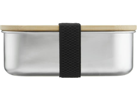 Lunchbox 1000 ml aus Edelstahl mit Bambus-Deckel