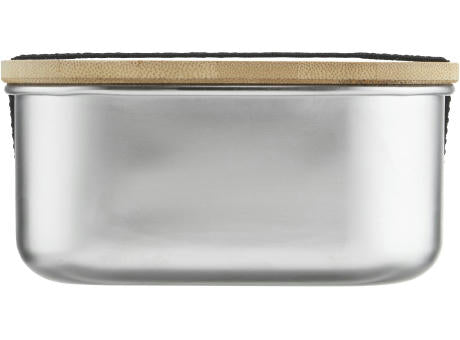 Lunchbox 1000 ml aus Edelstahl mit Bambus-Deckel
