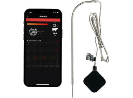 HOT Grillthermometer mit App und Wireless Temperaturfühler
