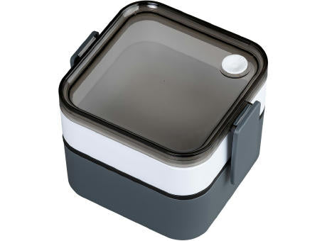 DUO Doppel- Lunchbox mit auslaufsicherem Deckel
