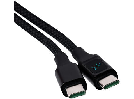 METER 100W Ladekabel mit Display