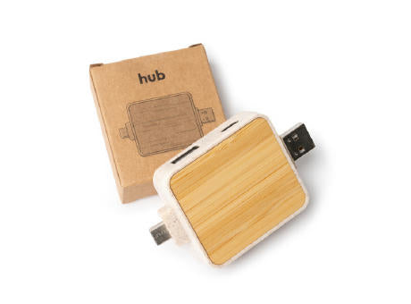 USB-HUB-PORT CLUNI S/EINHEITSGRÖSSE GREIGE