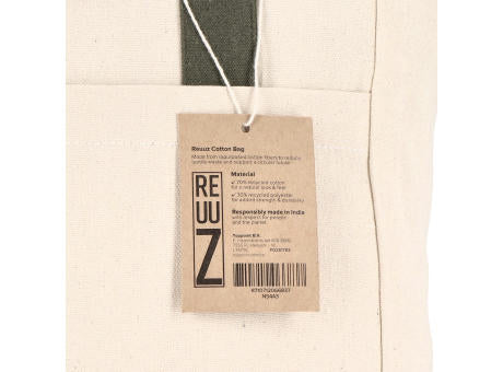 InSideOut Reuuz Canvas Tragetasche 33 x 42 x 10 cm