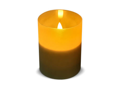 Nyelle Wiederaufladbare LED-Wachskerze im Glas