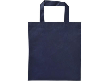 Vliestasche "PP Non Woven" navyblau, 2 kurze Henkel