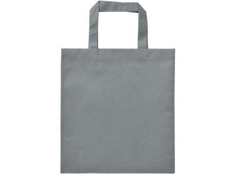 Vliestasche "PP Non Woven" grau, 2 kurze Henkel