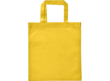 Vliestasche "PP Non Woven" gelb, 2 kurze Henkel