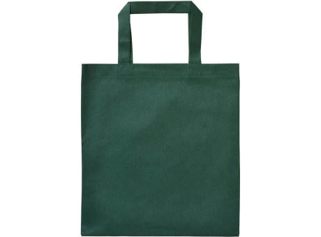 Vliestasche "PP Non Woven" dunkelgrün, 2 kurze Henkel