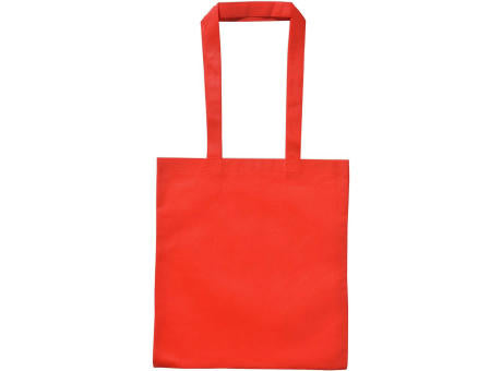 Vliestasche "PP Non Woven" rot, 2 lange Henkel