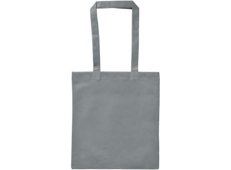 Vliestasche "PP Non Woven" grau, 2 lange Henkel
