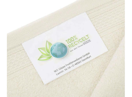 Frottierserie aus recycelten Materialien