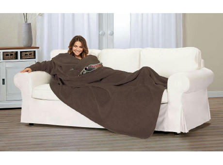 Premium Kuscheldecke mit Ärmel