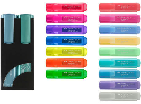 2er Set Textliner transluzent / Pastell