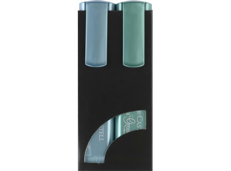2er Set Textliner metallic