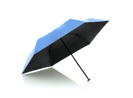 Knirps US.050 ultra light slim manual, blue with black UV coating and heat shield