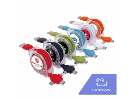 MagCable 3in1 "roll" USB-Kabel