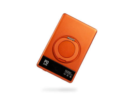 MagPower 3in1 "ring" 5.000mAh Powerbank mit TFT-Display