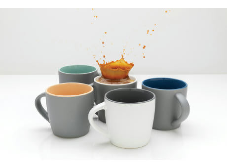 Keramiktasse innen coloriert, 300ml