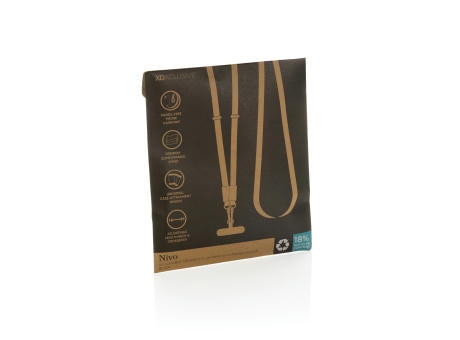 Nivo Crossbody-Handyband aus RCS recyceltem PET