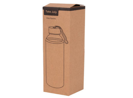 TAKE JUTY - Glas-Trinkflasche
