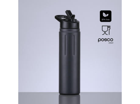 Scandic Edelstahl-Trinkflasche mit Kupferschicht, 750 ml