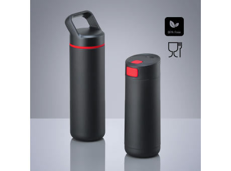 Expedition Set: Kaffeebecher 450 ml & Stahl-Trinkflasche 650 ml