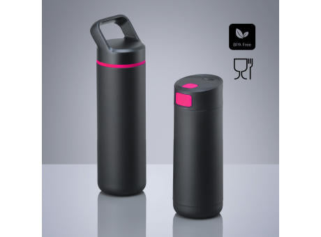 Expedition Set: Kaffeebecher 450 ml & Stahl-Trinkflasche 650 ml