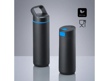 Expedition Set: Kaffeebecher 450 ml & Stahl-Trinkflasche 650 ml
