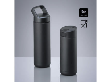Expedition Set: Kaffeebecher 450 ml & Stahl-Trinkflasche 650 ml