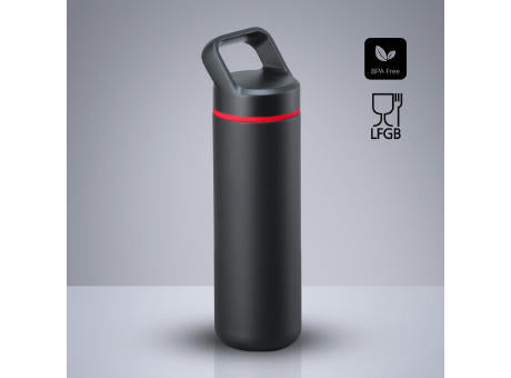 Expedition Edelstahl-Trinkflasche mit Kupferschicht, 650 ml