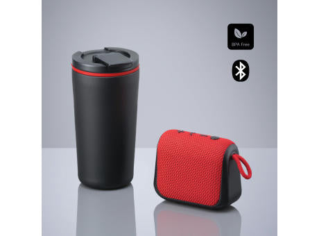 Everyday Set: Kaffeebecher 370 ml und kabelloser Lautsprecher