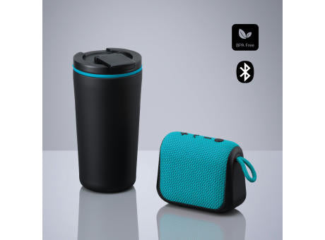 Everyday Set: Kaffeebecher 370 ml und kabelloser Lautsprecher