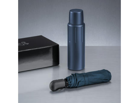 Scandic Set I: vakuum-thermos & automatischer regenschirm