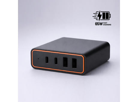 Opti Power GaN 65W Desktop-Ladegerät (4-Port-Ladeturm)