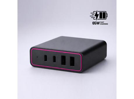 Opti Power GaN 65W Desktop-Ladegerät (4-Port-Ladeturm)