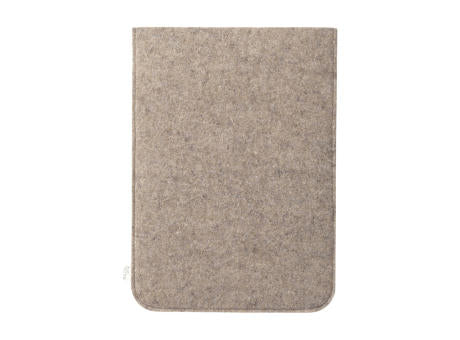Recycled Felt & Apple Leather Laptop Sleeve 16"