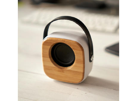 DRAHTLOSER LAUTSPRECHER ALESSO S/EINHEITSGRÖSSE BAMBOO
