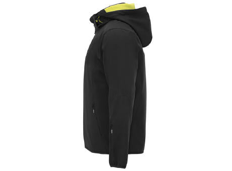 SIBERIA SOFTSHELL S/XS BLACK/LIME PUNCH