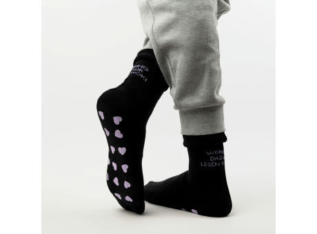 Kuschelsocken inkl. Kartonreiter/Banderole