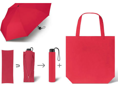 Taschenschirm Schirm & Shopper