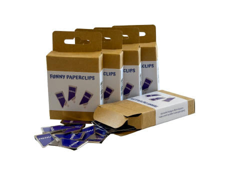 Smiley Büroklammer in Blisterverpackung